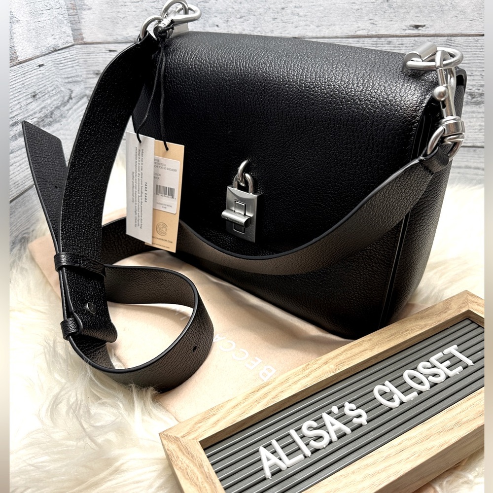 💯AUTH Rebecca Minkoff Leather crossbody shoulder Bag NWT